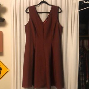 Hot pink with black mesh Torrid dress